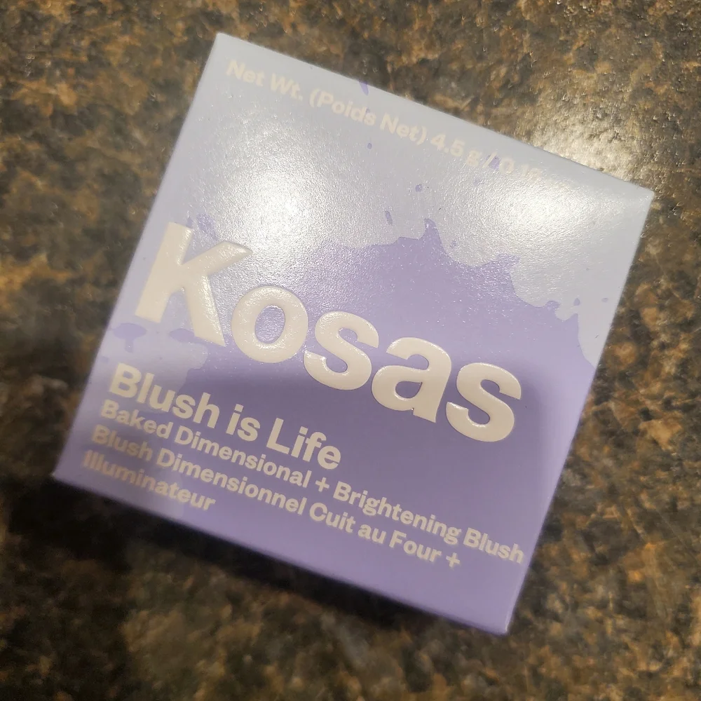 Kosas Brightening Blush & Illuminator In Butterflies (Cool Baby Pink)